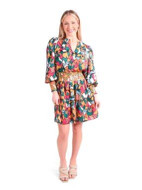 Emily McCarthy Penelope Dress in Fall Ikat Size Small
